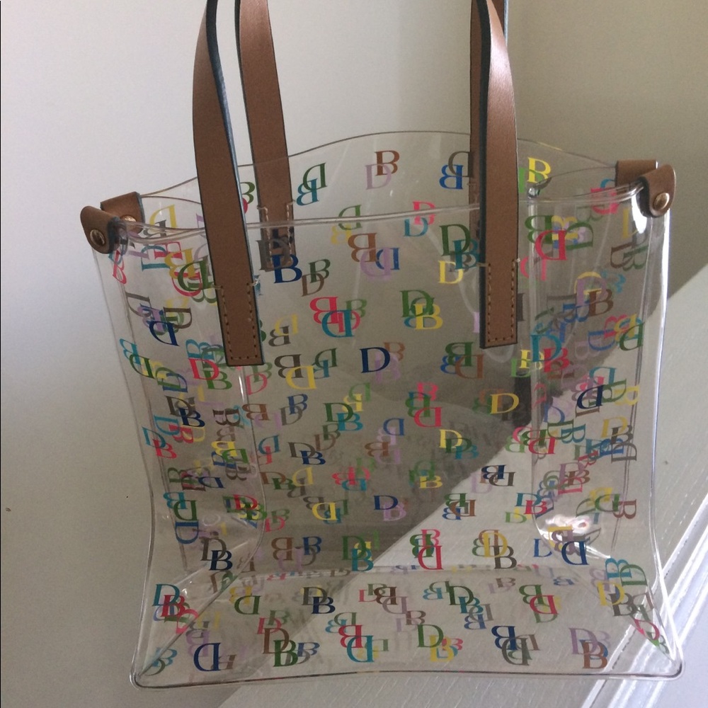 Dooney and Bourke transparent mini tote